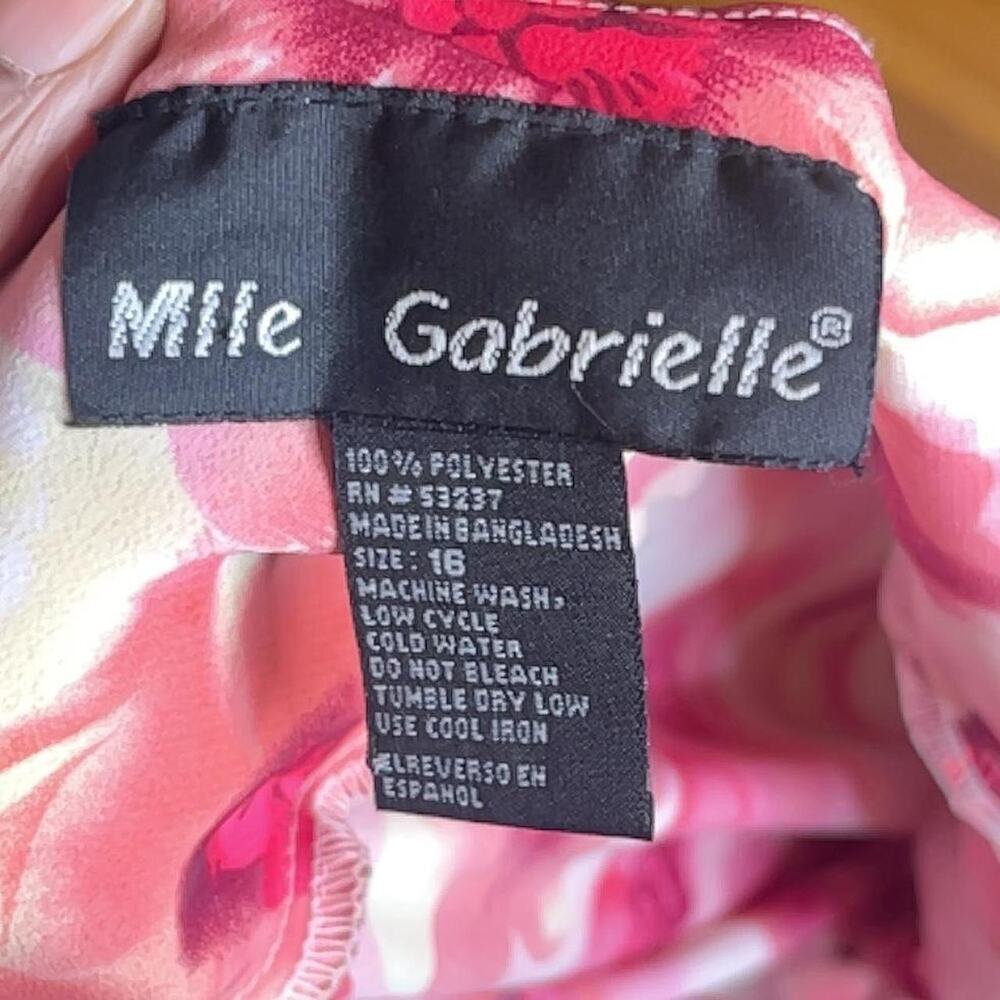 Vintage y2k Mlle Gabrielle plus size coquettecore milkmaid summer maxi dress - Picture 6 of 8